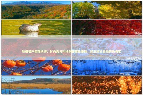 摩根资产管理快评：扩内需与科技创新双轮驱动，经济增长目标积极务实